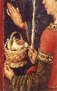 DARET, Jacques Altarpiece of the Virgin (detail) f Spain oil painting artist